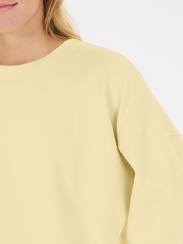 Athlecia Αθλητική μπλούζα φούτερ 'Crecy' σε κίτρινο