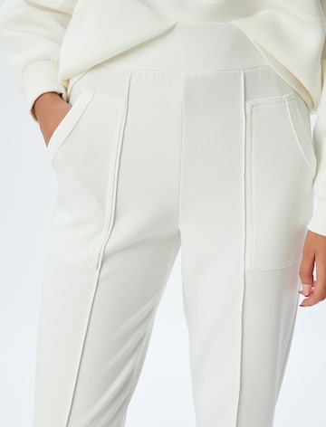 Koton Tapered Trousers in White
