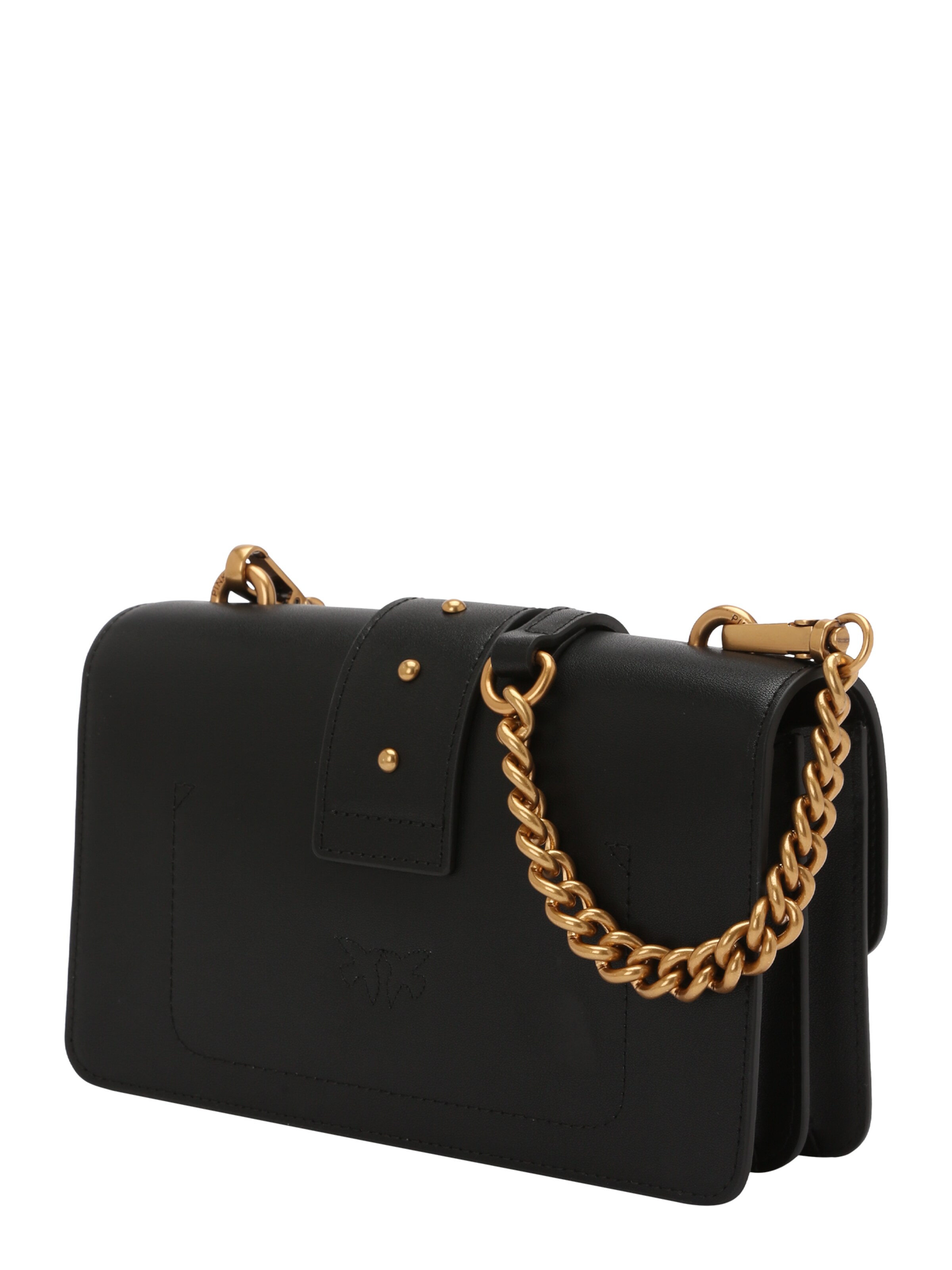 PINKO Чанта с презрамки 'LOVE ONE' в черно