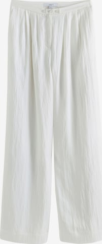 Wide Leg Pantalon à pince Next en blanc : devant