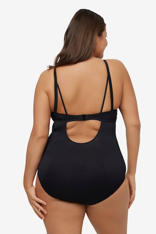 Ulla Popken Swimsuit in Black