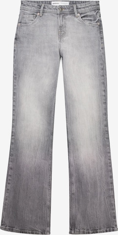 Bershka Bootcut Farkut värissä harmaa: etupuoli