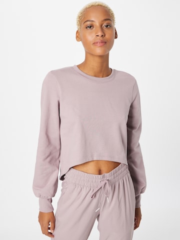 PUMA Athletic Sweatshirt 'EXHALE' in Pink: front