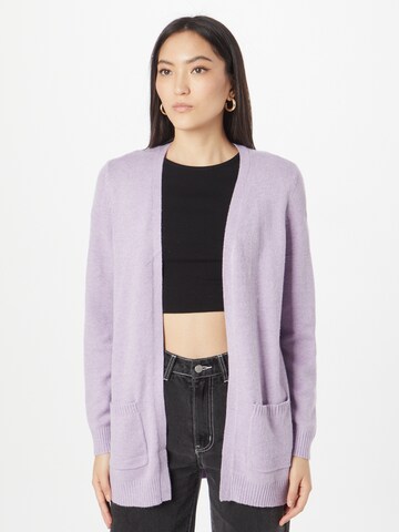 ONLY Knit Cardigan 'LESLY' in Purple: front