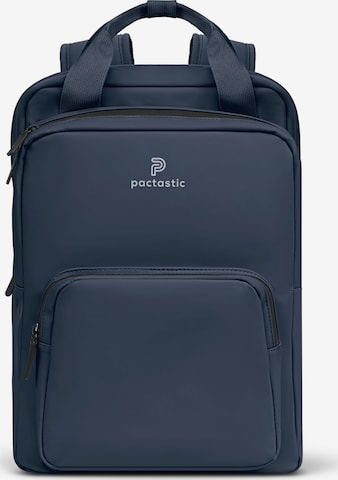 Zaino di Pactastic in blu: frontale