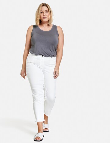 SAMOON Slimfit Jeans 'Betty' in Weiß