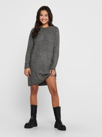 ONLY Knitted dress 'Sallie' in Grey