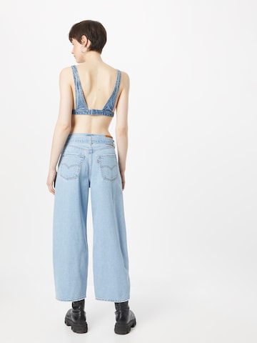 LEVI'S ® Loosefit Jeans med lægfolder 'Belted Baggy' i blå