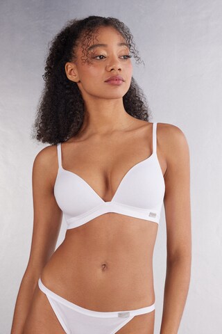 INTIMISSIMI Triangel BH in Weiß: Vorderseite