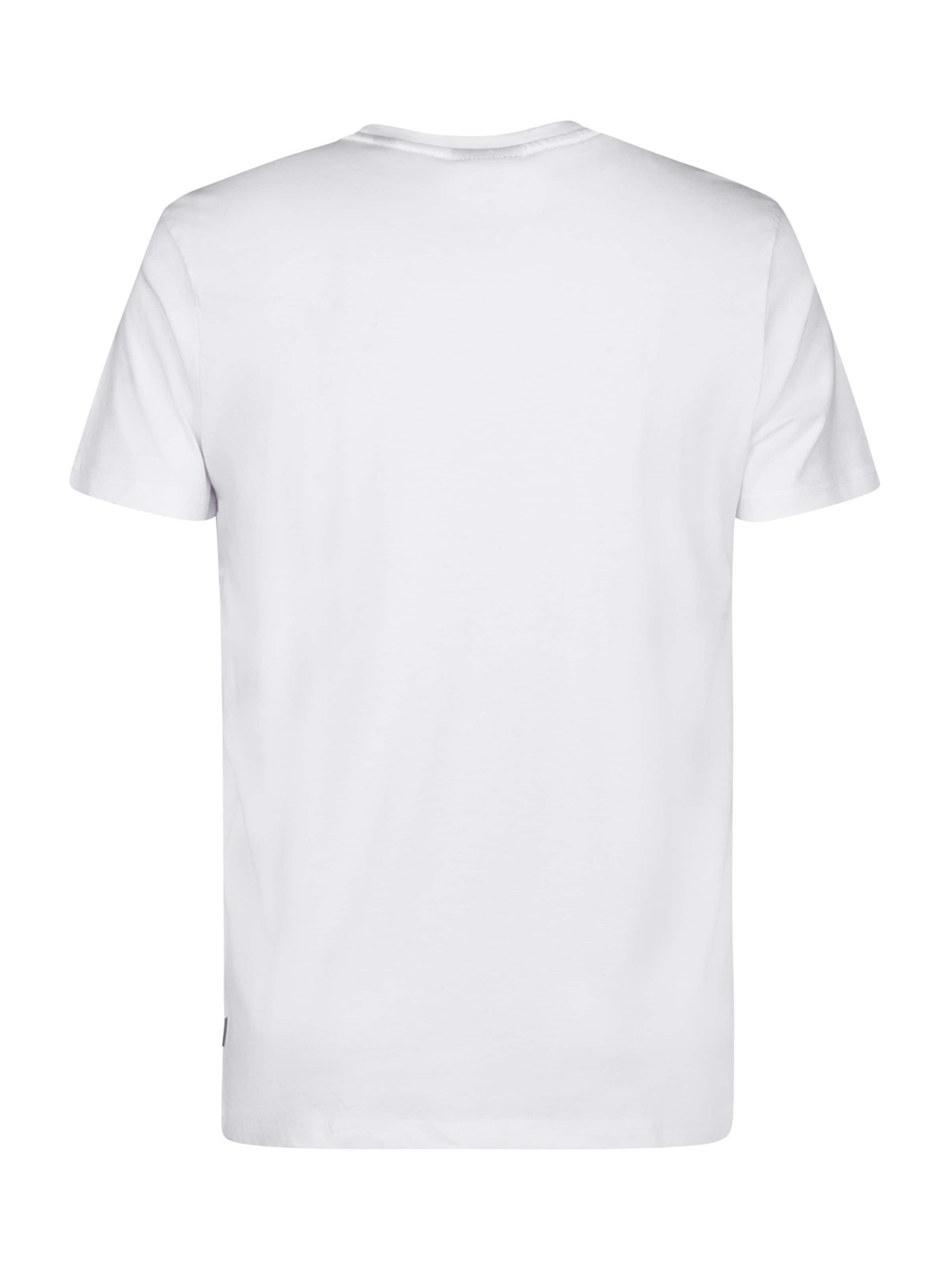 T-Shirt 'Classic' Petrol Industries en blanc