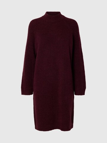 SELECTED Knit dress in Red: front