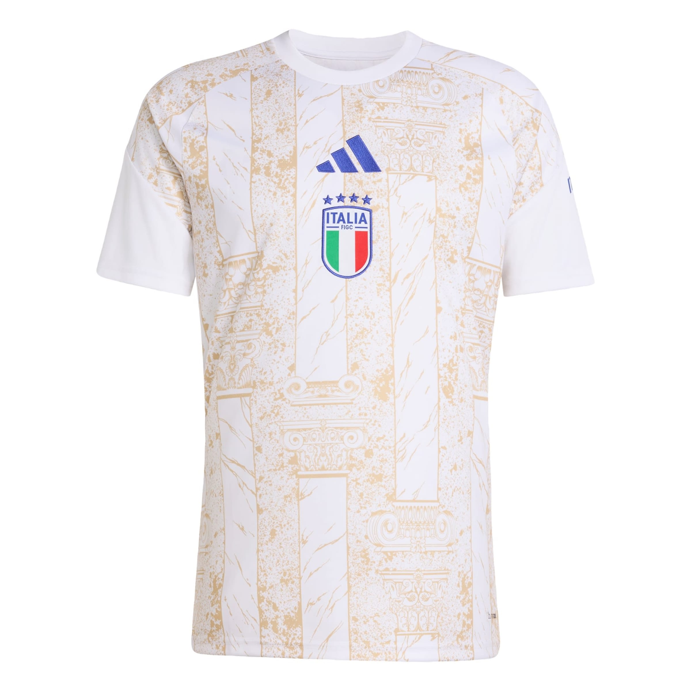 ADIDAS PERFORMANCE Performance shirt 'Italien 26 Pre-Match' in XS in Dark beige / Blue / Red / White, Item view