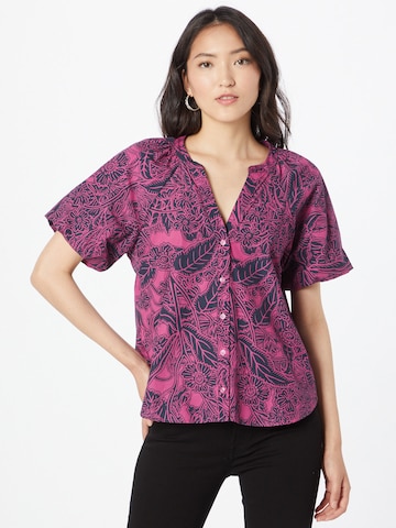 COMMA - Blusa en rosa: frente