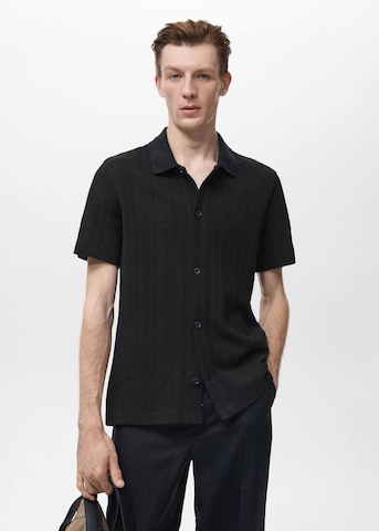 MANGO MAN Sweater 'Armi' in Black: front