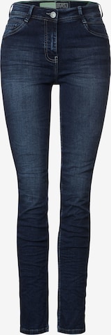 CECIL Slimfit Jeans in Blauw: voorkant