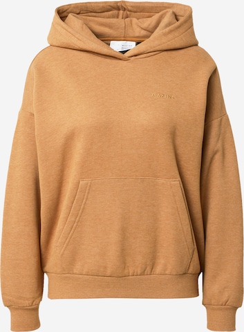 mazine Sweatshirt 'Emily' in Brown: front