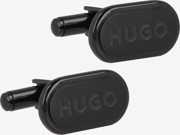 Boutons de manchette 'E-Classic' HUGO en noir : devant