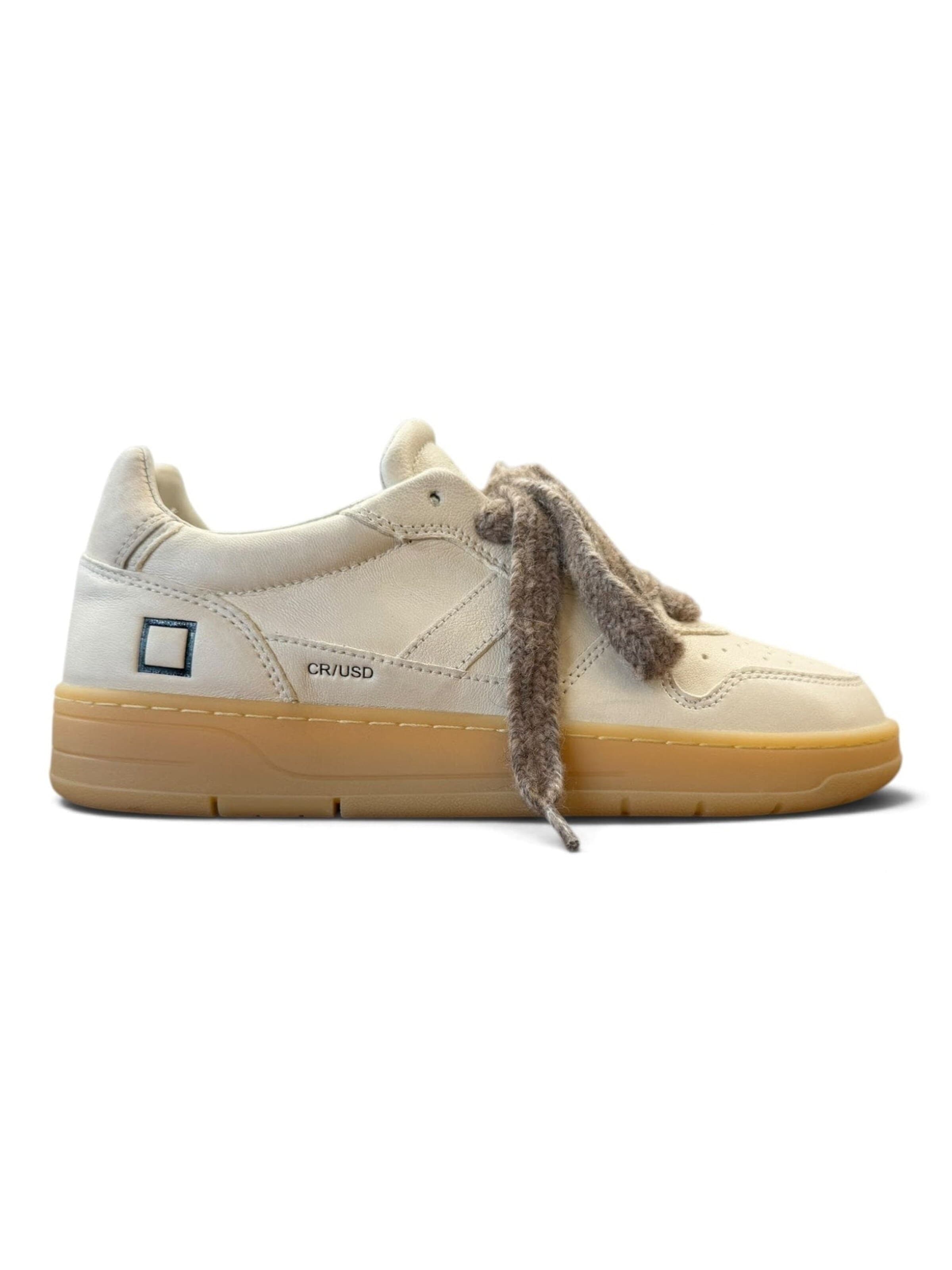D.A.T.E Sneakers laag 'COURT 2.0 USED WHITE' in 40 in de kleur Wit, Productweergave