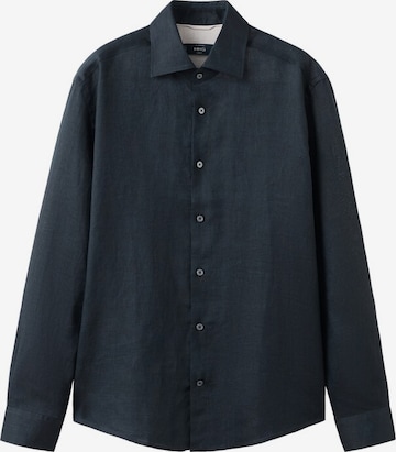 MANGO MAN Slim fit Button Up Shirt 'Tucan' in Blue: front