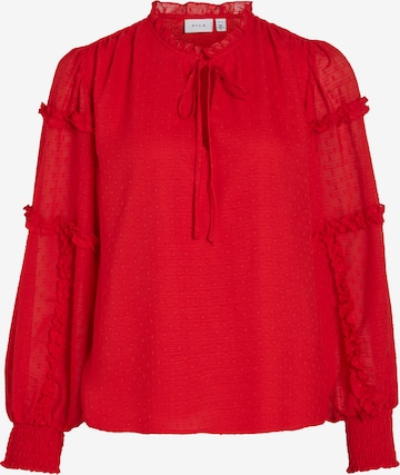 Camicia da donna 'Jessa' di VILA in rosso: frontale