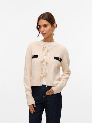 VERO MODA Cardigan 'VMHildur' i beige: forside