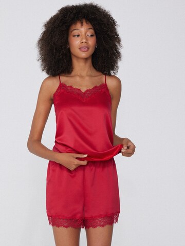 Tezenis Regular Pajama Pants in Red