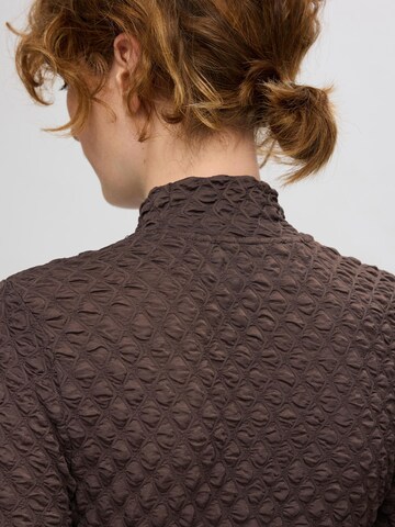 T-shirt SELECTED FEMME en marron