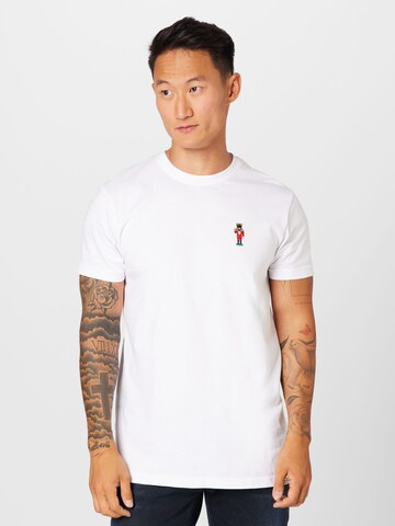 Iriedaily T-Shirt 'Nutcrax' in Weiß: Vorderseite