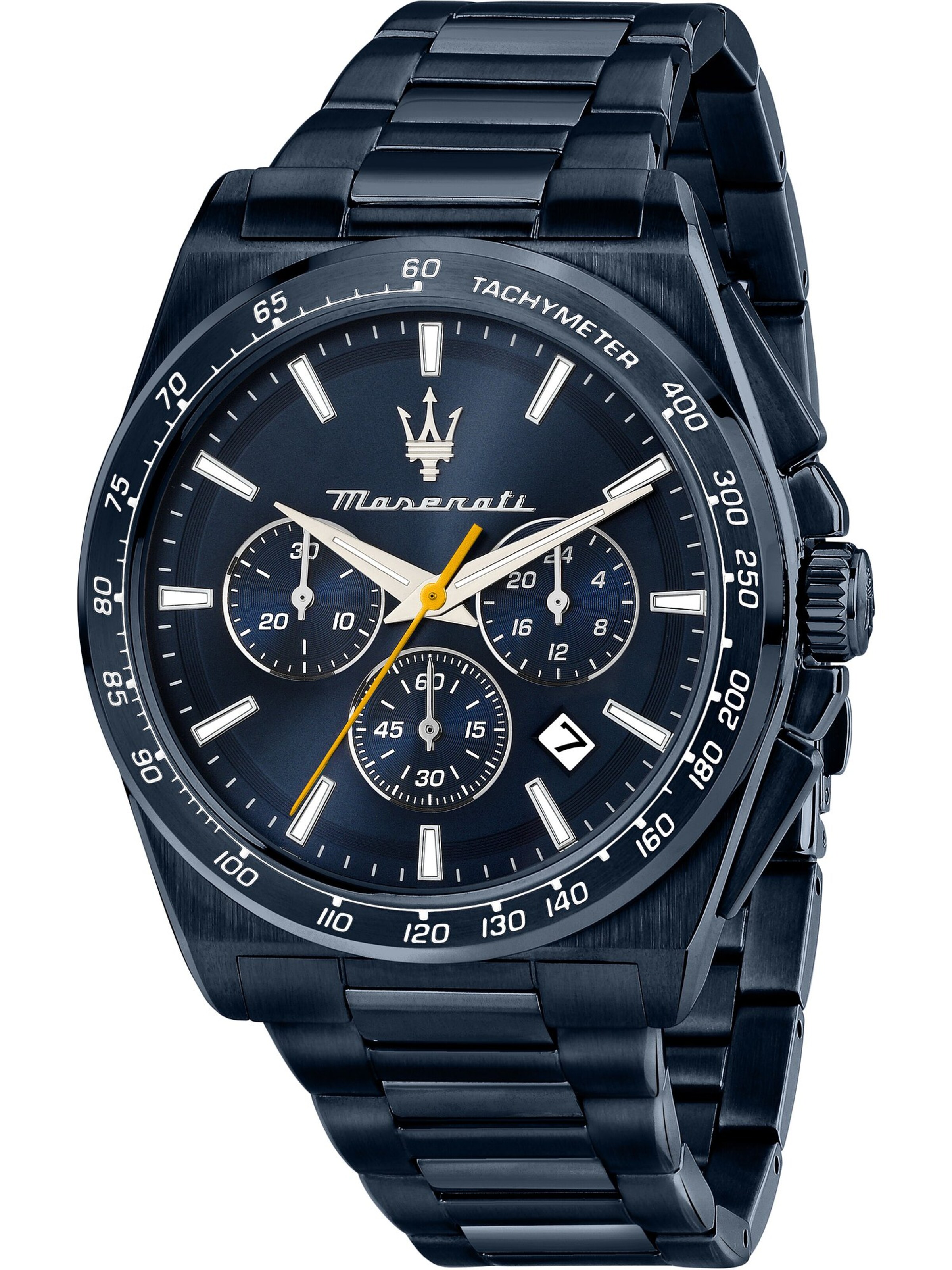 Maserati Analog Watch in Blue: front