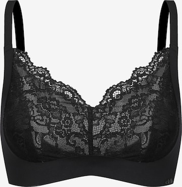 Push-up Reggiseno di cfab (formerly creamy fabrics) in nero: frontale