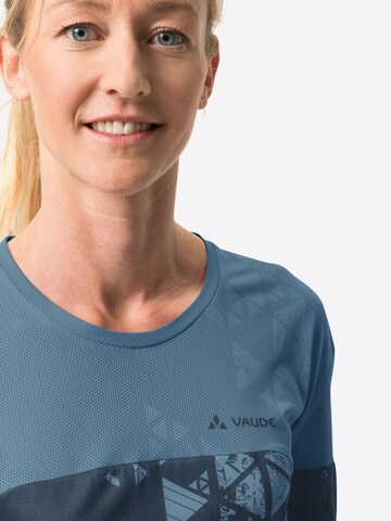 VAUDE Functioneel shirt 'Moab' in Blauw