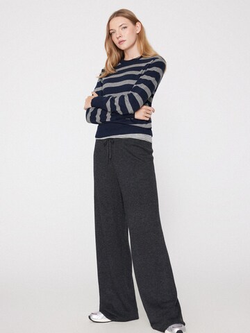 Tezenis Wide Leg Hose in Grau: Vorderseite
