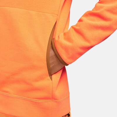 NIKE Athletic Sweatshirt in Orange / White, Item view