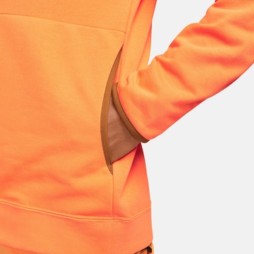 NIKE Athletic Sweatshirt in Orange