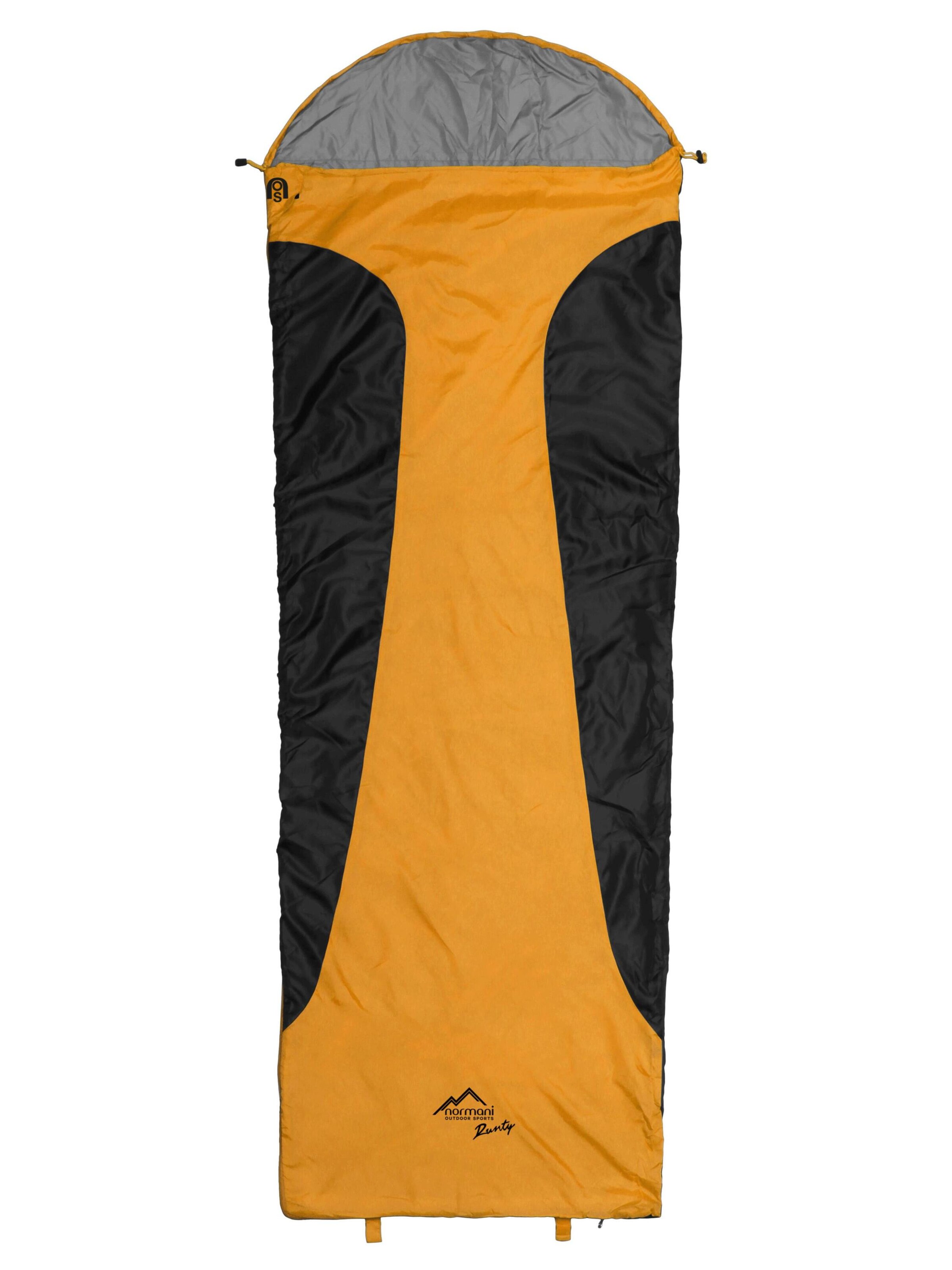 normani Slaapzak ' Runty ' in Oranje: voorkant