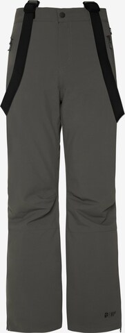 PROTEST Regular Outdoor Pants 'SPIKET JR 10K' in Green: front