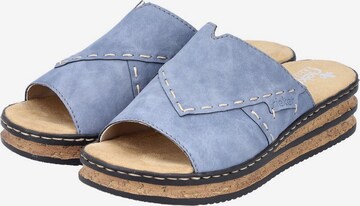 Rieker Pantolette in Blau