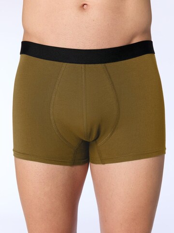 Albero Natur Boxer shorts 'Herren Trunkshorts aus Bio-Baumwolle' in Green: front