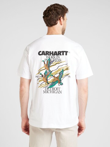 Carhartt WIP - Camiseta 'Ducks' en blanco: frente