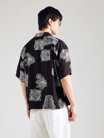 JACK & JONESComfort Fit Košulja 'JORGRAMERCY' - crna boja