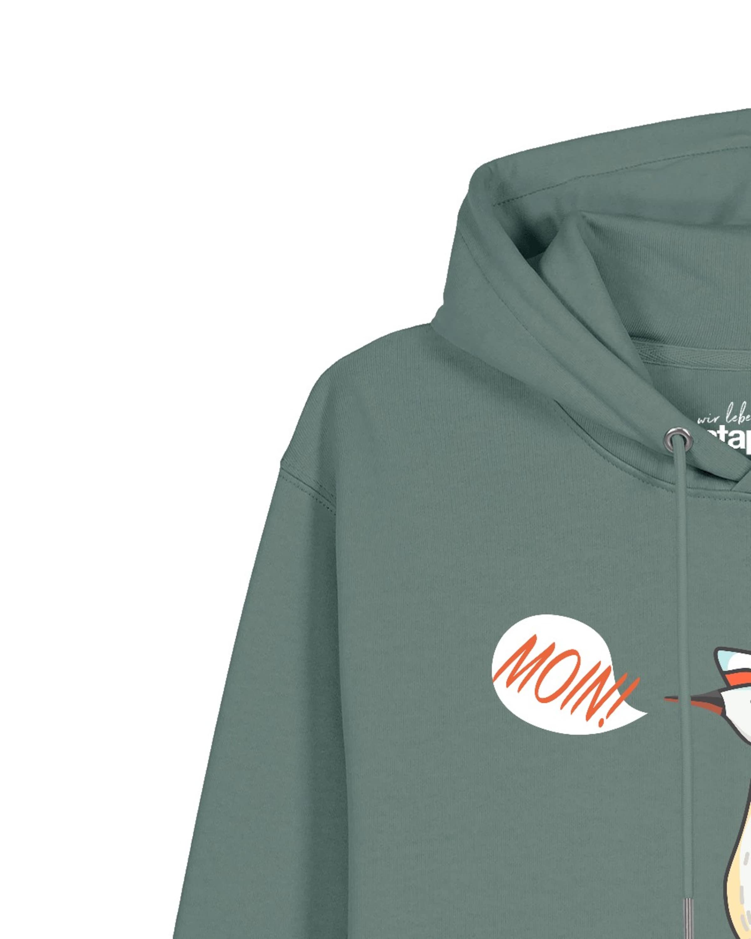 Watapparel Sweatshirt 'Moin Seagull' in Groen