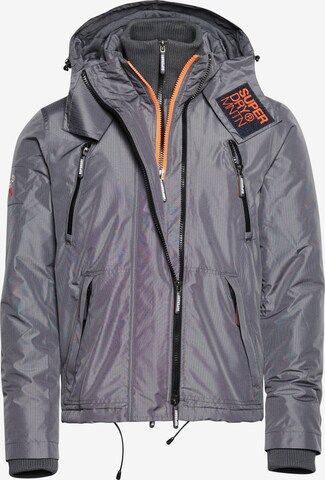 Veste d’hiver Superdry en gris : devant