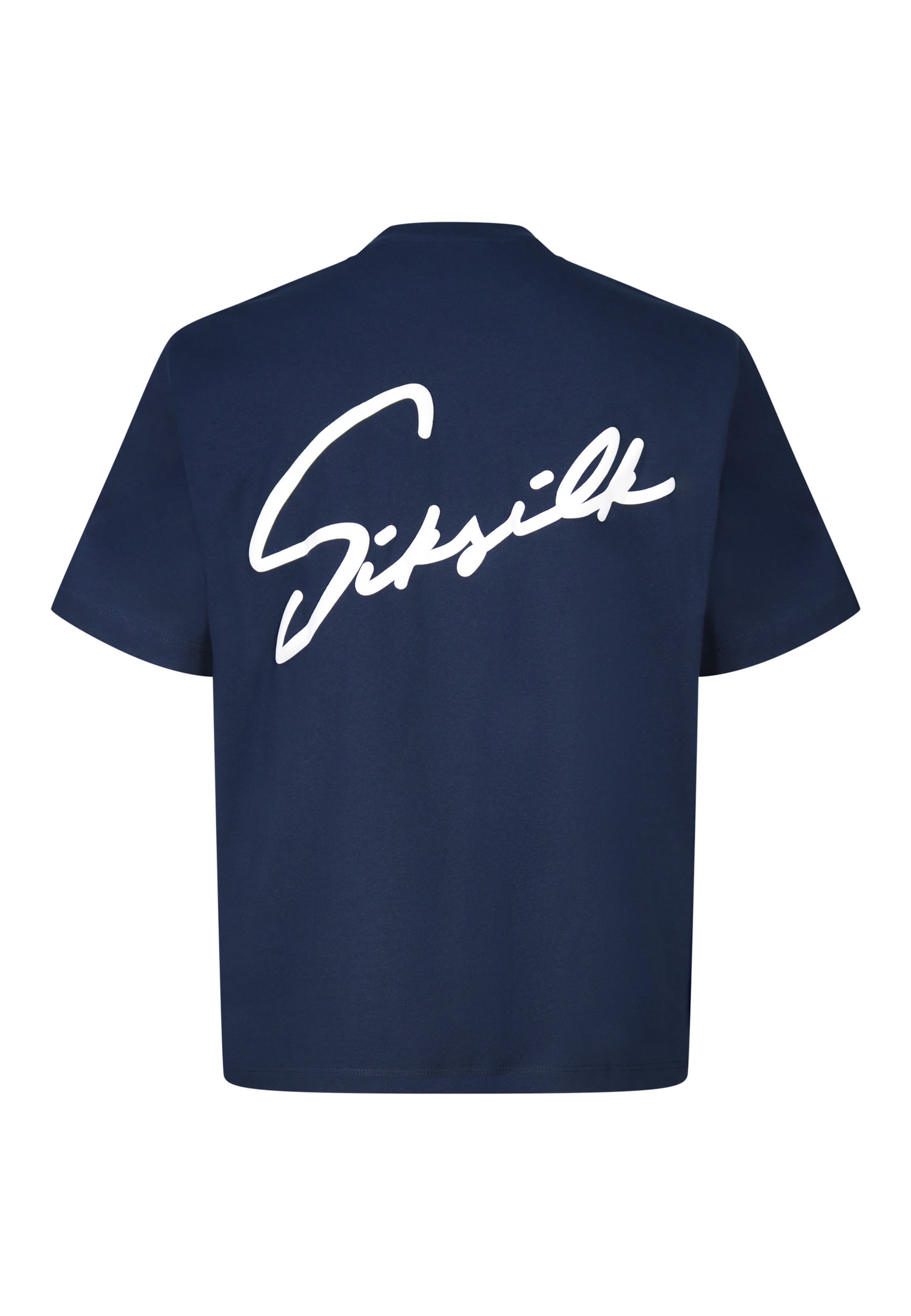 SikSilk - Camiseta 'Script' en azul