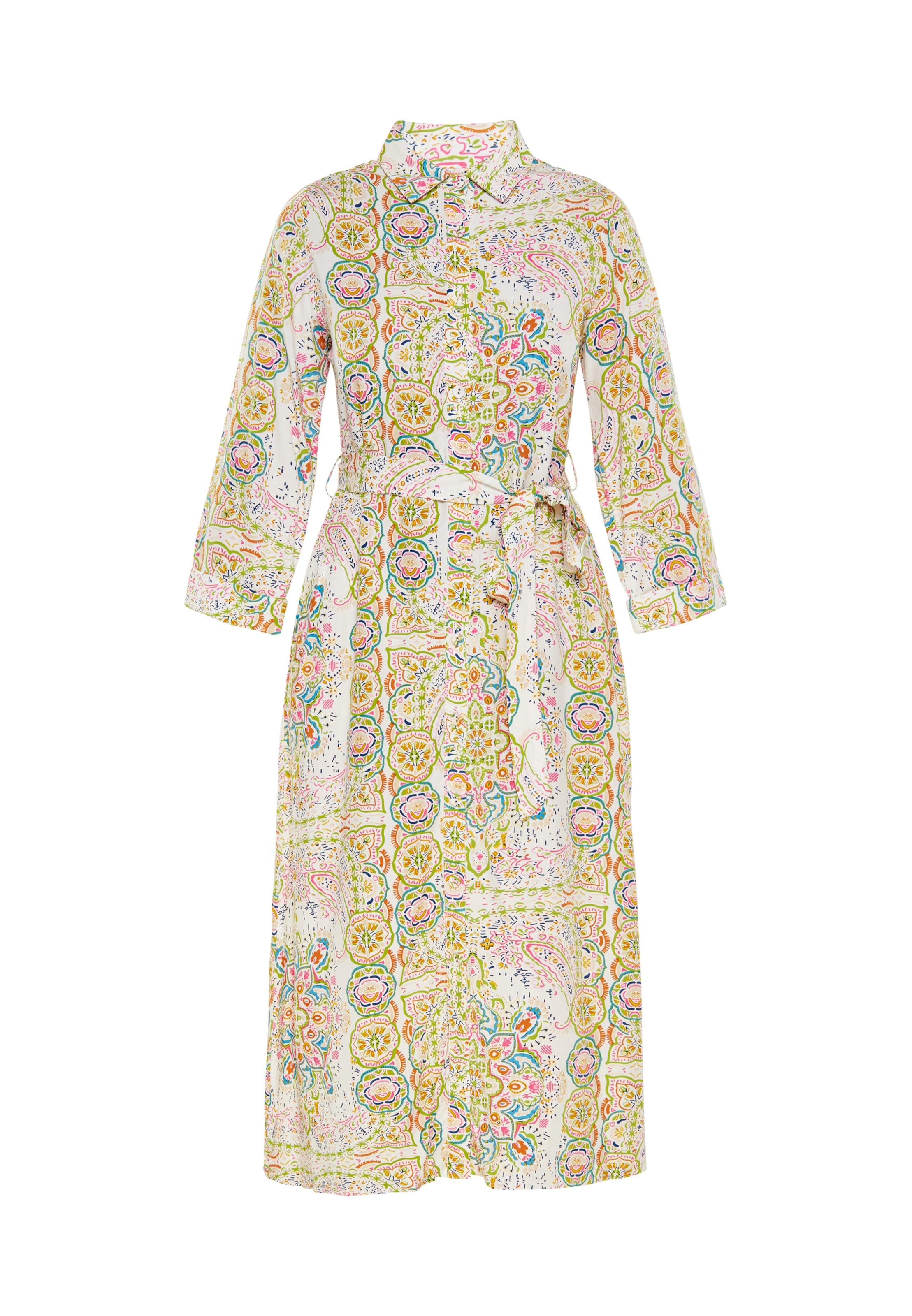 FELIPA Платье-рубашка 'Everyday Fashion' в Белый: спереди