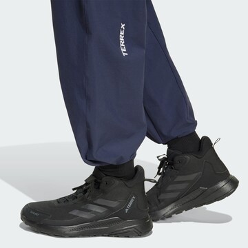 Loosefit Pantalon outdoor 'Xploric' ADIDAS TERREX en bleu