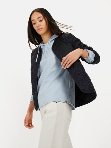 CAMEL ACTIVE Hoodie aus reiner Baumwolle in Blau