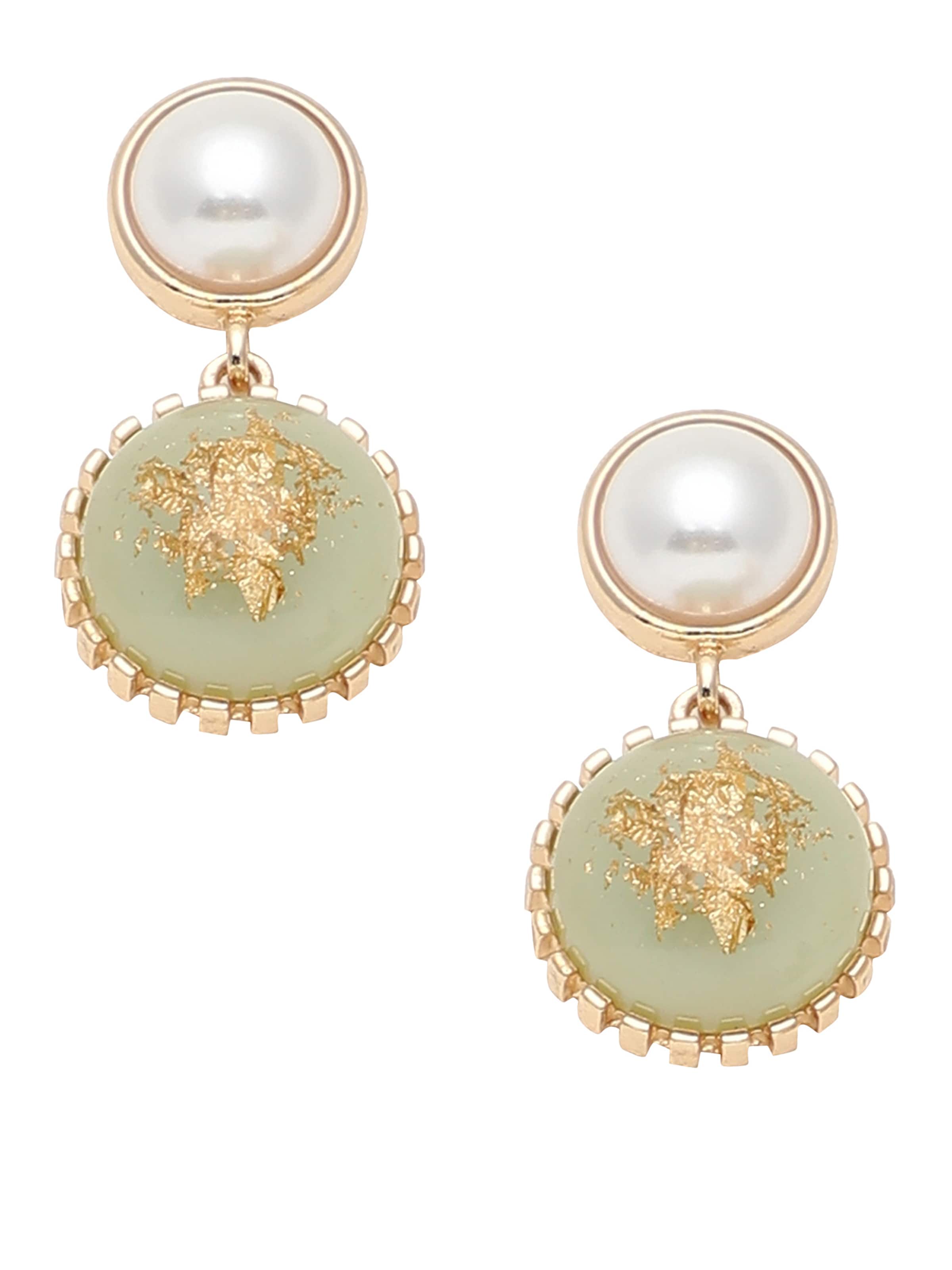 Boucles d'oreilles ' Switi ' SOHI en vert : devant