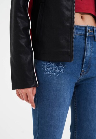 Veste mi-saison 'Brave Hearts Stay True' Ed Hardy en noir
