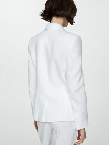 MANGO Blazer 'Niza' in White