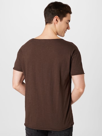 T-Shirt 'Roger Slub' Nudie Jeans Co en marron